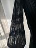 Rococo Sand Stripes Black Gold Cocktail Dress Size S - photo 5