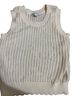 And Now This White Sleeveless Top Size M - photo 1
