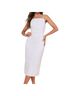 Lulus 100% Polyester 100% Linen 100% Cotton 100% Polyester Floral White Casual Dress Size M - photo 1