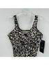Miraclesuit Print Black Tan Swimsuit Top Size 16 - photo 4