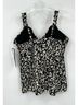 Miraclesuit Print Black Tan Swimsuit Top Size 16 - photo 7