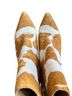 Steve Madden Animal Print Brown White Ankle Boots Size 8 - photo 2