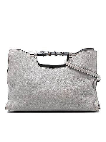 Gucci Medium Calfskin Bamboo Daily Shopper Satchel (view 1)