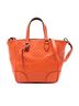 Gucci 100% Leather Orange Small Microguccissima Bree Satchel One size - photo 1