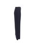 Oscar De La Renta 100% Silk Blue  Oscar De La Renta High-Waisted Wide-Leg Trousers in Navy Blue Silk Size 12 - photo 2
