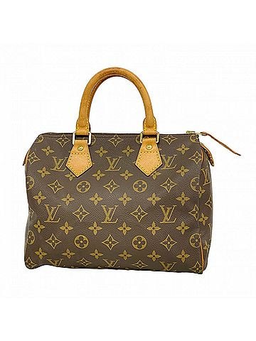 Louis Vuitton Louis Vuitton Monogram Speedy 25 Handbag M41109 Brown Women's (view 1)