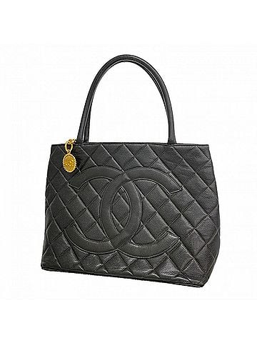 Chanel Chanel Tote Bag, Reissue Tote, Caviar Leather, Black, Women's (view 1)