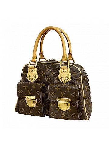Louis Vuitton Louis Vuitton Monogram Manhattan PM Handbag M40026 Brown Women's (view 1)