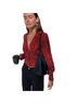 Réalisation 100% Silk Hearts Red Black Long Sleeve T-Shirt Size XXS - photo 2
