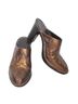 Donald J Pliner 100% Leather Floral Brown Mule/Clog Size 6 - photo 1