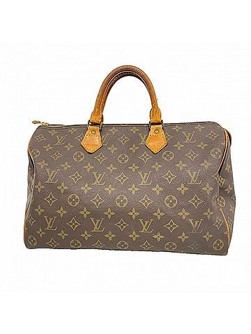 Louis Vuitton Louis Vuitton Monogram Speedy 35 Handbag M41107 Brown Women's (view 1)