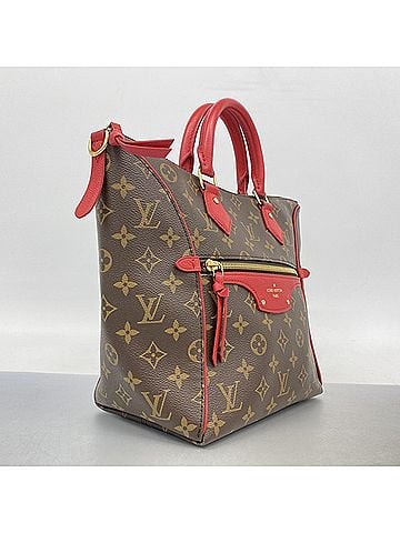Louis Vuitton Louis Vuitton Monogram Tournelle PM Handbag M44027 Brown Cerise 2-way bag for women (view 2)