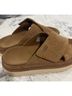 Ugg 100% Suede Brown Sandals Size 6 - photo 3