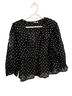 Gap Polka Dots Black White Blouse Size M - photo 1