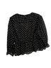 Gap Polka Dots Black White Blouse Size M - photo 2