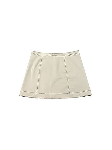 Cinq à Sept cinq a cept. faux leather ciara skirt Faux Leather Skirt (view 2)
