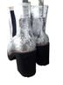 Chinese Laundry Snake Print Multi Color Ankle Boots Size 7 1/2 - photo 2