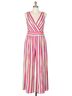Torrid Stripes Pink Yellow Jumpsuit Size L - photo 1