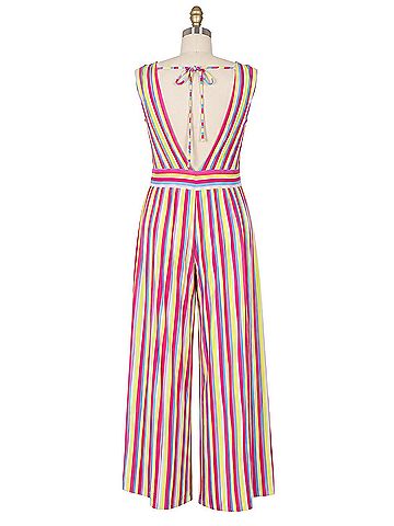 Torrid Striped Jumpsuit (view 2)
