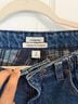 L.L.Bean 100% Cotton Plaid Blue Jeans Size 8 - photo 3