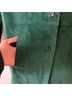 D&Co. 100% Suede Green Coat Size XS - photo 4