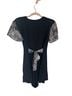 Mona Lisa Animal Print Floral Black Romper Size S - photo 2
