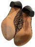 Coach 100% Calf Hair Animal Print Black Brown Heels Size 6 1/2 - photo 5