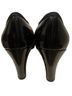 Coach 100% Calf Hair Animal Print Black Brown Heels Size 6 1/2 - photo 2