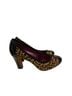 Coach 100% Calf Hair Animal Print Black Brown Heels Size 6 1/2 - photo 7