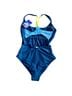 Champion Color Block Solid Blue Yellow One Piece Swimsuit Size XS - photo 2