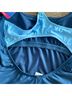 Champion Color Block Solid Blue Yellow One Piece Swimsuit Size XS - photo 7