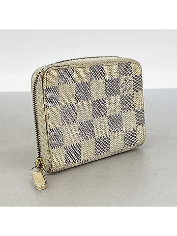 Louis Vuitton Louis Vuitton Damier Azur Zippy Coin Purse N63069 White Women's Wallet/Coin Case (view 2)