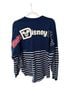 Disney Stripes Blue White Long Sleeve Button-Down Shirt Size L - photo 2