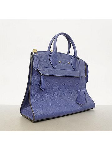 Louis Vuitton Louis Vuitton Monogram Empreinte Pont Neuf MM Handbag M41751 Denim Ankle Bag for Women (view 2)