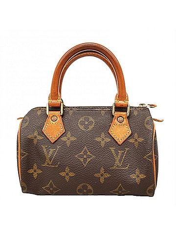 Louis Vuitton Louis Vuitton Monogram Mini Speedy Handbag M41534 Brown Women's (view 1)