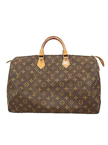 Louis Vuitton Louis Vuitton Monogram Speedy 40 Handbag M41106 Brown Women's (view 1)