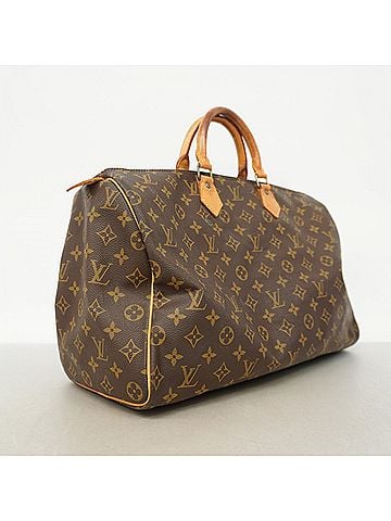 Louis Vuitton Louis Vuitton Monogram Speedy 40 Handbag M41106 Brown Women's (view 2)