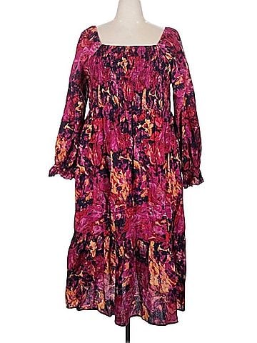 Terra & Sky Casual Dress (view 1)