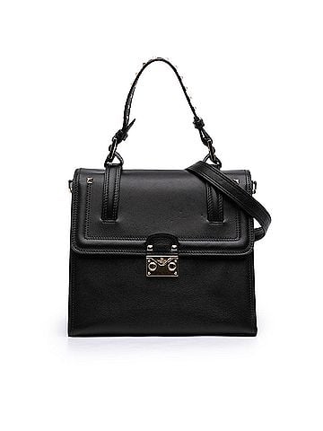 Valentino Leather Rockstud Cabana Satchel (view 1)