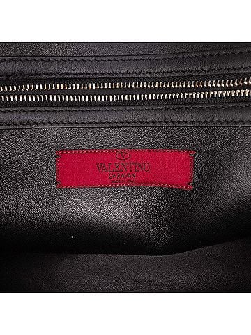 Valentino Leather Rockstud Cabana Satchel (view 2)