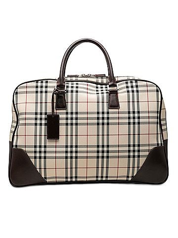 Burberry House Check Canvas Travel Bag (view 1)