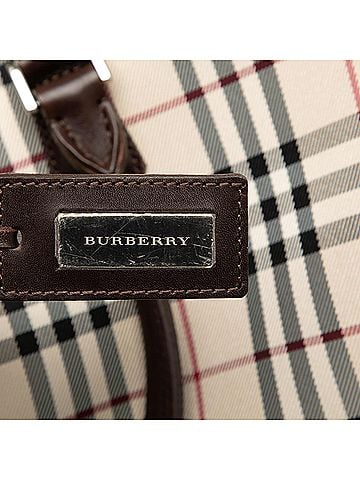 Burberry House Check Canvas Travel Bag (view 2)