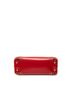 Prada 100% Leather Red Saffiano Vernice Pyramid Studded Frame Bag One size - photo 4
