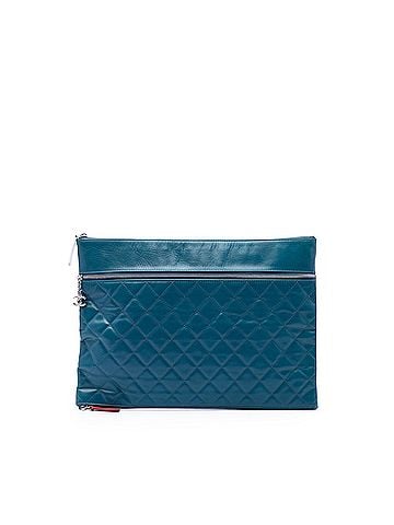 Chanel CC Quilted Lambskin Multi Zip Clutch (view 1)