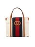 Gucci 100% Canvas Brown Mini Canvas Interlocking G Web Tote One size - photo 1