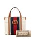 Gucci 100% Canvas Brown Mini Canvas Interlocking G Web Tote One size - photo 7