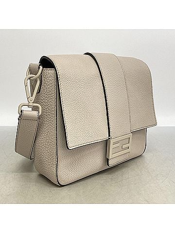 Fendi Fendi Bucket Shoulder Bag, Leather, Purple, Men's (view 2)