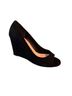 Butter 100% Suede Black Wedges Size 10 - photo 1