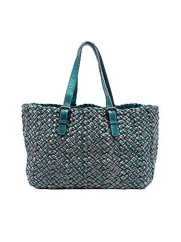 Bottega Veneta Medium Metallic Nappa Intrecciato Cesta Tote (view 1)