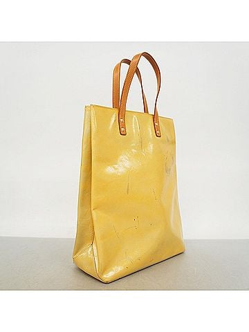 Louis Vuitton Louis Vuitton Vernis Lead MM Tote Bag M91142 Grey Ladies (view 2)